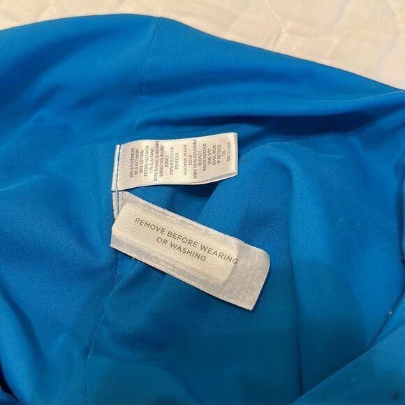 NWOT Loft Bright Blue Size Button Down Skirt Size 6 - Picture 13 of 13